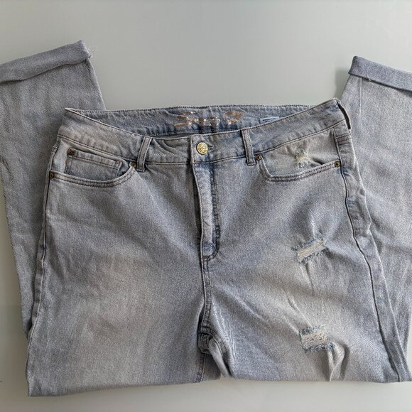 Seven7 Jean & Light Blue & Size 16 & Weekend Slim Fit Jean - Picture 1 of 12